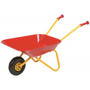 CARRIOLA PER BAMBINI IN METALLO COLORE ROSSO