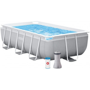 INTEX PISCINA PRISMA METAL FRAME CM.300X175X80 CON STRUTTURA cod.26784